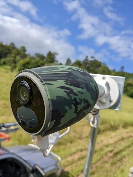 Solar security camera